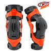 RODILLERA RX ARTICULADA ROJO NEGRO