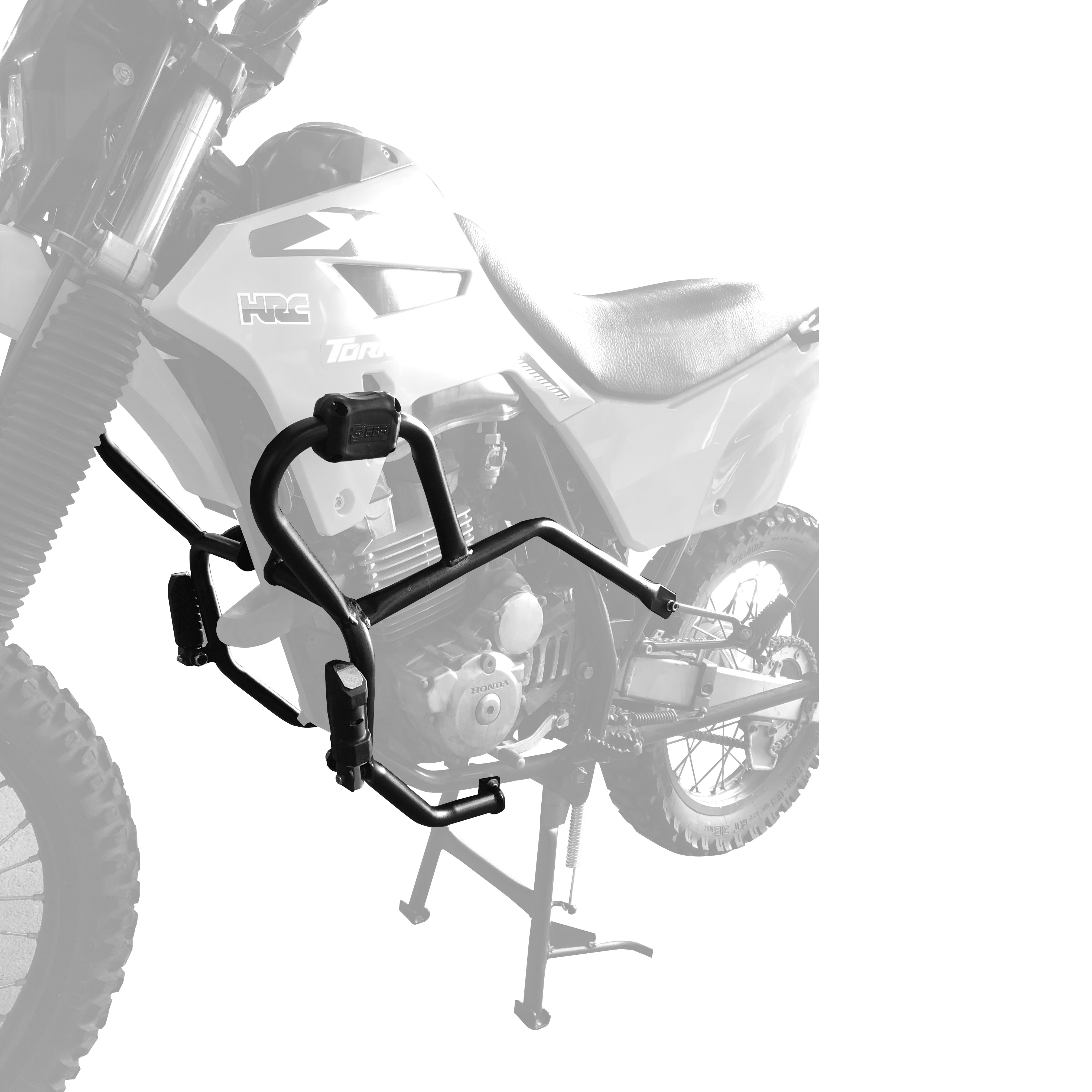 PROTECTOR MOTOR Y ENCARENADO TORNADO250 XR250 CON POSAPIE