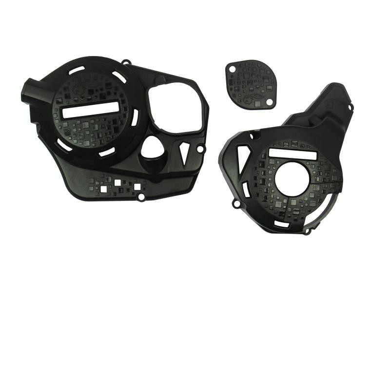 PROTECTOR COSTADO MOTOR DEFENDER CRF250F CB250F NEGRO