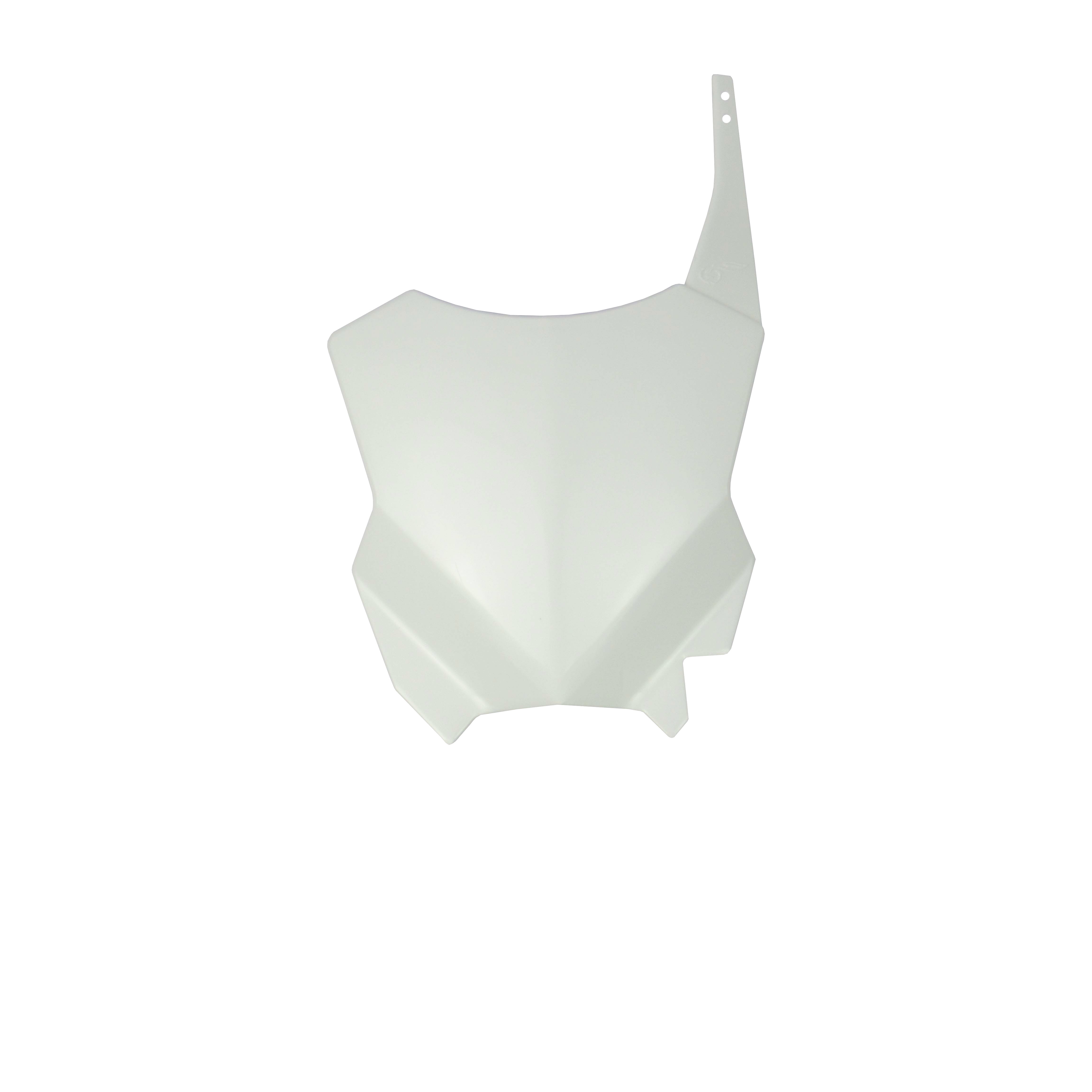 NUMBER PLATE KX250F KX450F 13-22 BLANCO