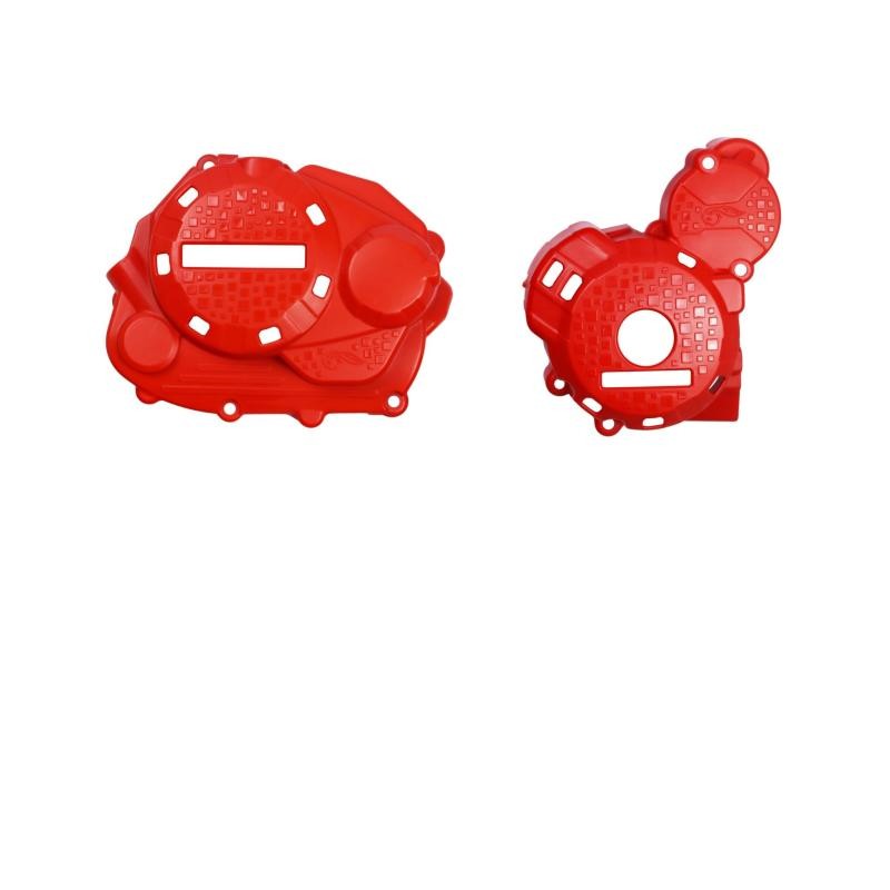 PROTECTOR COSTADO MOTOR DEFENDER CRF230F ROJO