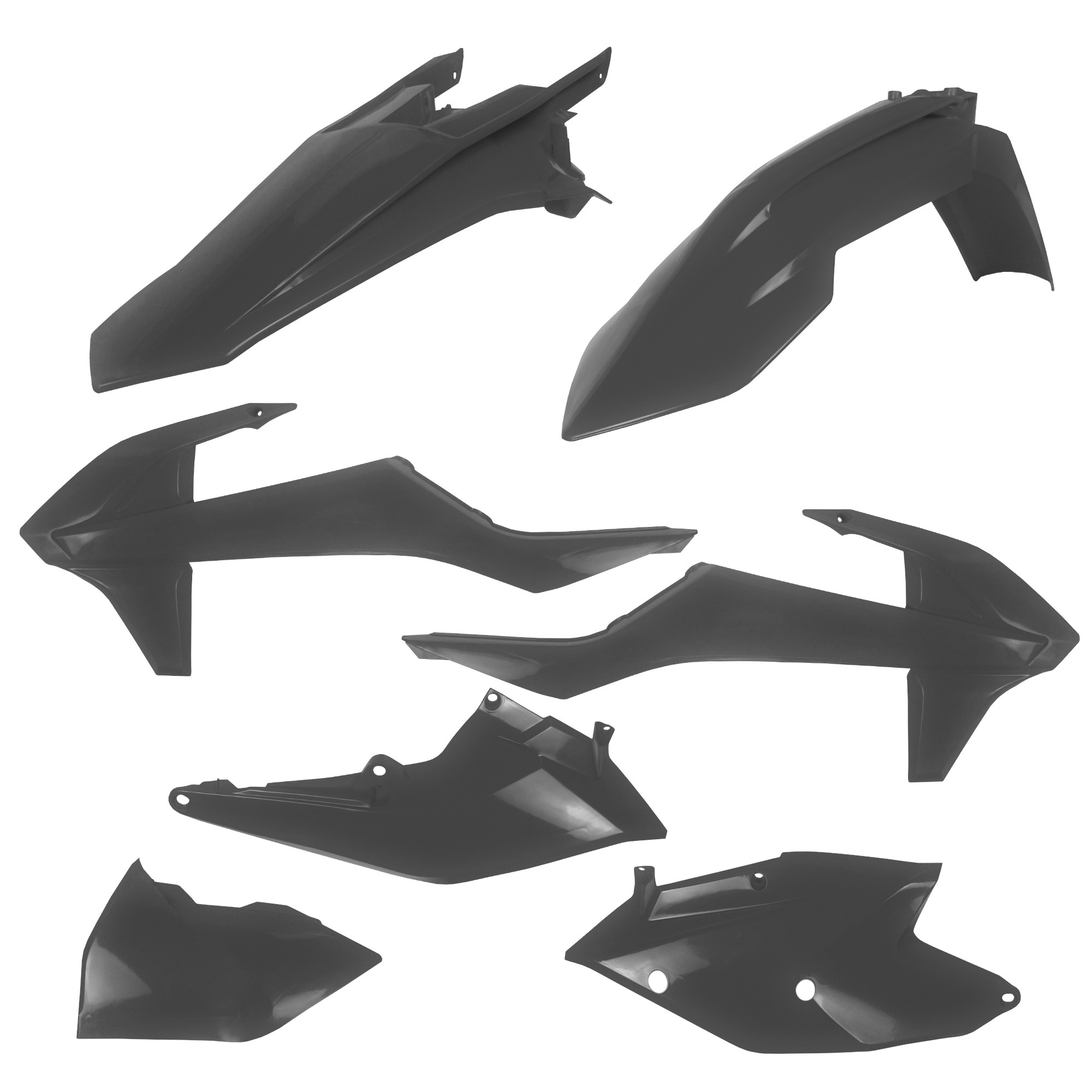 KIT ENCARENADO KTM CROS 16-18 ENDURO 17-19 C PORTA CHAPA GRIS
