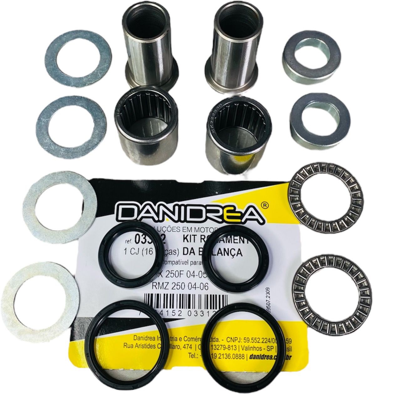 KIT RELEMAN HORQUILLA KX250F 04-05 16PEC