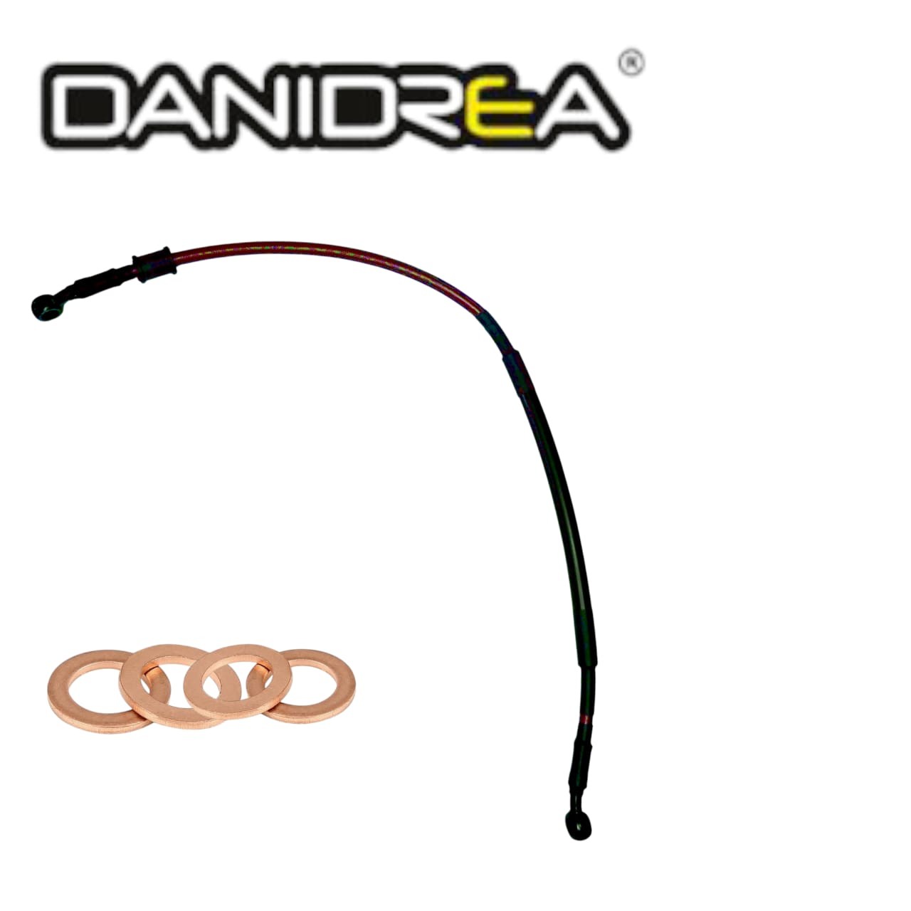 FLEXIBLE FRENO TRASERO CRF250F CRF250R ROJO