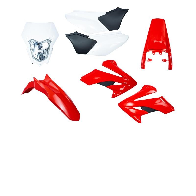 KIT ENCARENADO TORNADO SPORT ROJO/BLANCO C FAROL