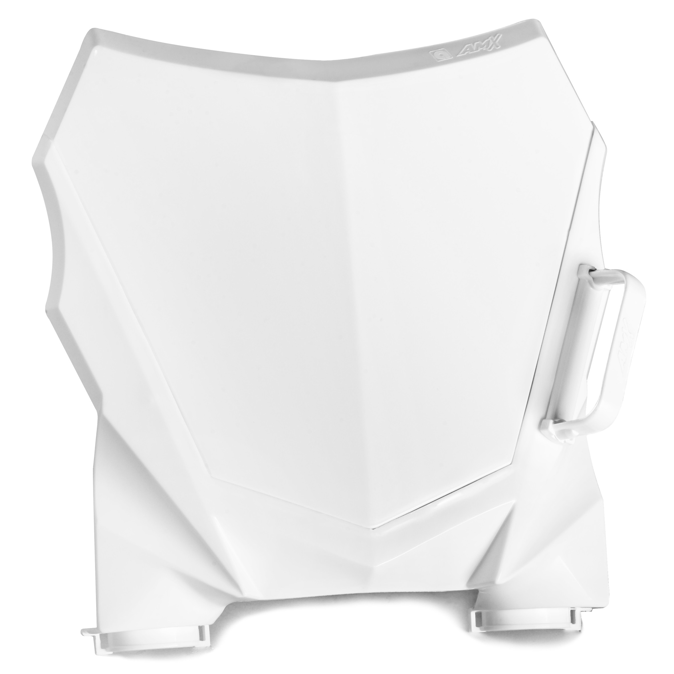 NUMBER PLATE DUO CON PASA CABLE CRF250F BLANCO