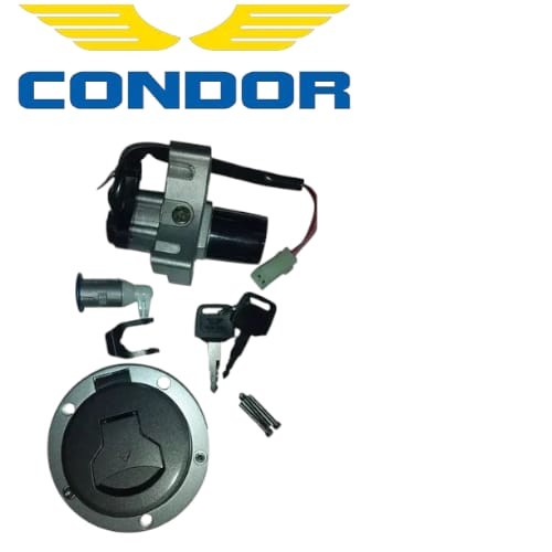 LLAVE CONTACTO KIT CB250F MEW TWISTER CON TAPA TANQUE LLAVE