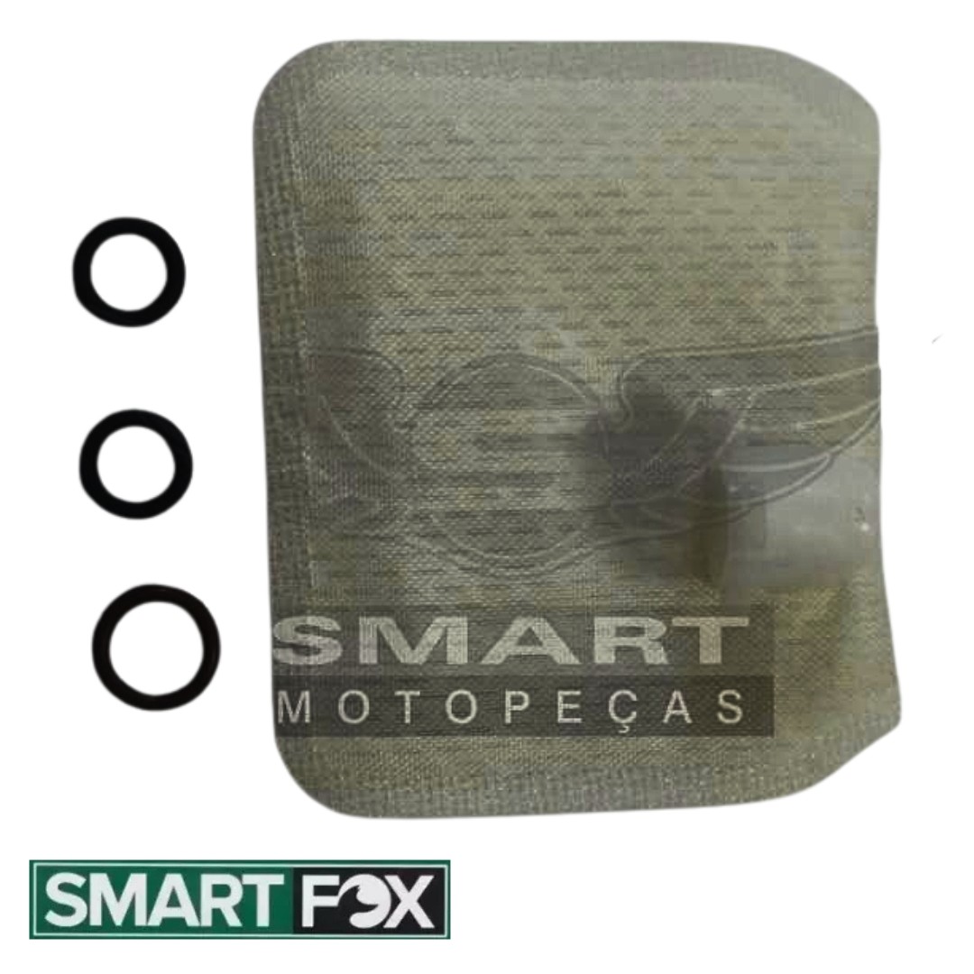 FILTRO REFIL BOMBA CONBUSTIVEL C/ ANEL FAN150/TITAN150 14-15/FAN160/TITAN160/BROS160/XRE190 16-24/TWISTER250 16-22/TWIST