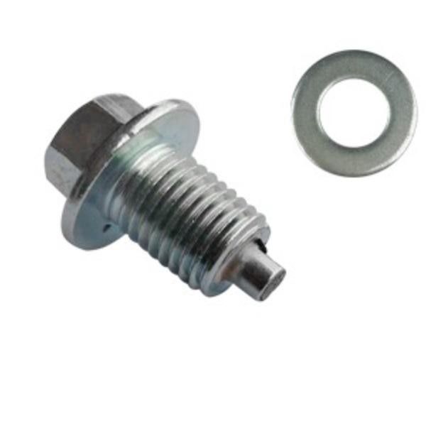 BULON CARTER CON ARANDELA DE SELLADO 12MM MAGNÉTICO TITAN 150 04-15 / TITAN 160 16-24 / BIZ 100 98-15 / BIZ 110I 16-21 / BIZ 125 06-21/