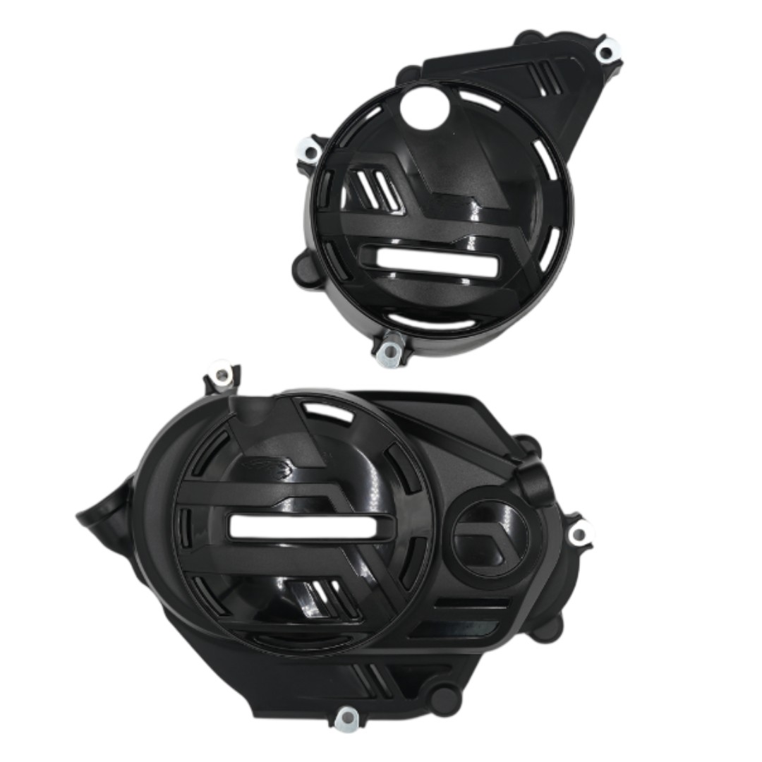 PROTECTOR COSTADO MOTOR DEFENDER TITAN150 XR125L XR150L BROS NEGRO