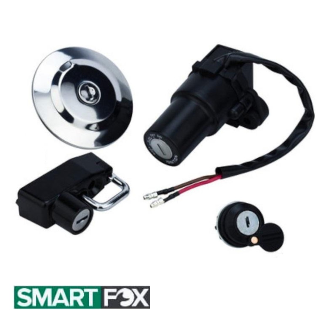 LLAVE CONTACTO KIT YBR125 06-07 XTZ12 2 CABLE CON TAPA TANQUE