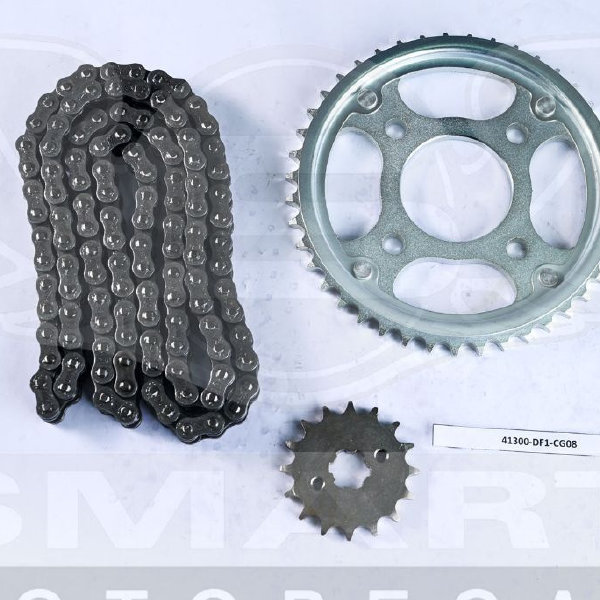 KIT TRASMISION TITAN150/FAN150 04-15 428H 118L 16T 43T C/ RETEN