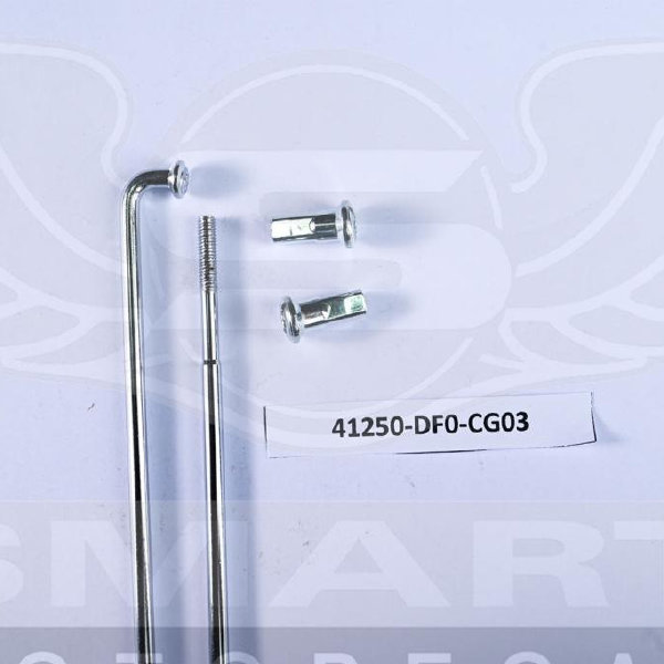 RAYOS TRASERO CG GL COBLADOR 4MM CROMADO REFORZADO LLANTA 18