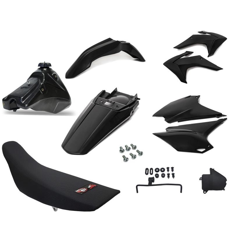 KIT COMBO MOD ORIGINAL 2015 CRF230F NEGRO SIN HERRAJE