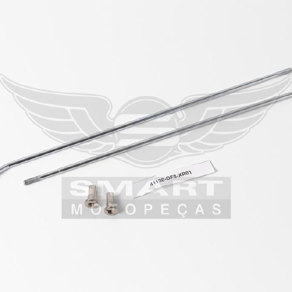 RAYOS DELANTERO XRE300 4MM CROMADO LLANTA 21 REFORZADO