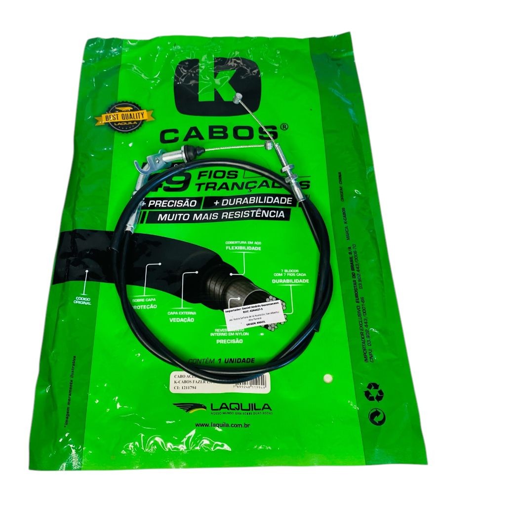 CABLE ACELERADOR A FZ PY FAZER150 FZ2,0 FZ16